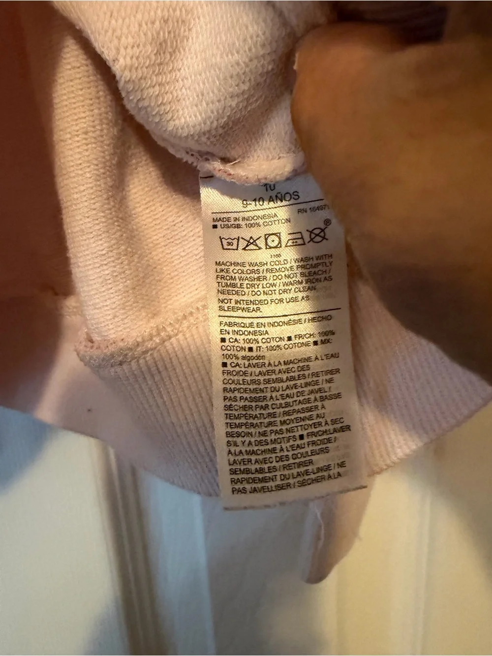 Janice and Jack Paris Puff Sleeve Sweatshirt Sz 10